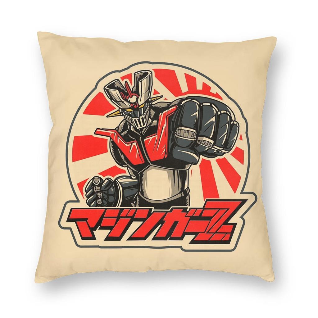 Ufo Robo Grendizer Pillowcase Printed Polyester Cushion Cover Decor Throw Pillow Case Cover Home Square 45*45Cm