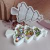 Christmas Tree Resin Tray Molds Food Grade Silicone Heat Resistant For Resin Art Candle Holder Chocolate Cement Ornament