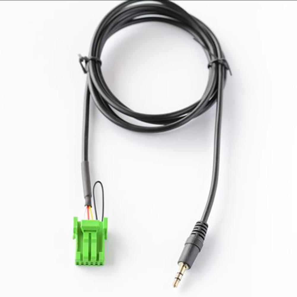 150CM Length AUX Audio Cable 3.5 Mm Socket 6Pin ABS