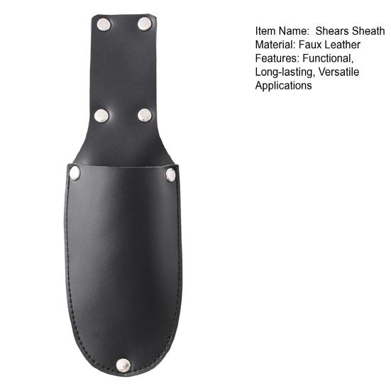 Pruning Shears Sheath Gardening Tool Holster Leather Sheath for Gardeners Protective Case Faux Repair Technicians