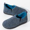Fashion Shevalues Winter Men Warm Slippers Memory Foam Fuzzy Slippers Soft Sole Non-slip Indoor Fur Shoes High Quality Men Cotton Shoes