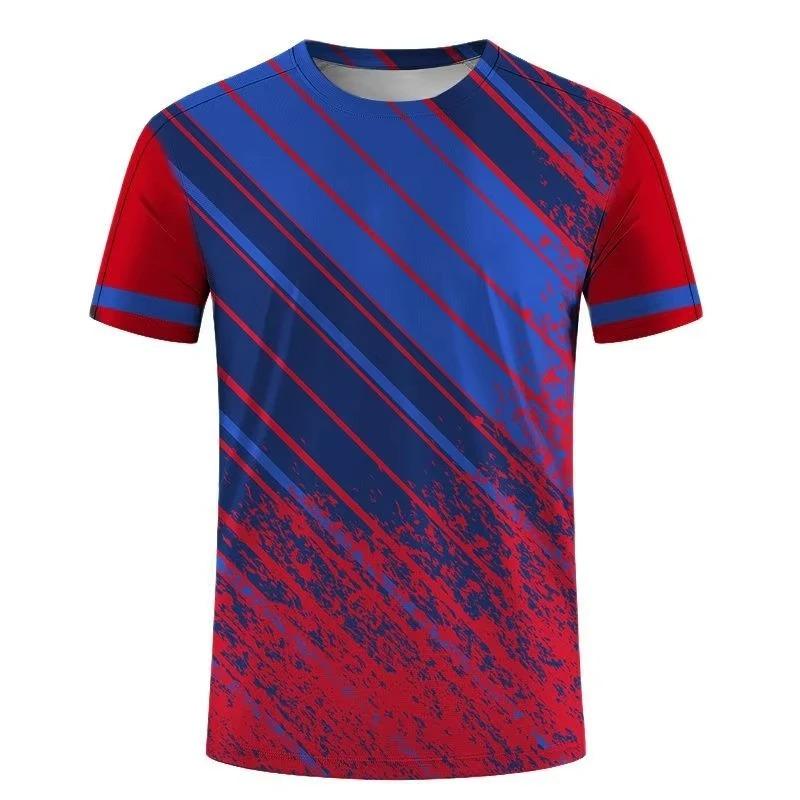 Einfache Mode Sport T-Shirts für Herren Sommer Outdoor Kurzarm Bedruckte T-Shirts Lässig Locker Laufen Fitness T-Shirts Oberteile