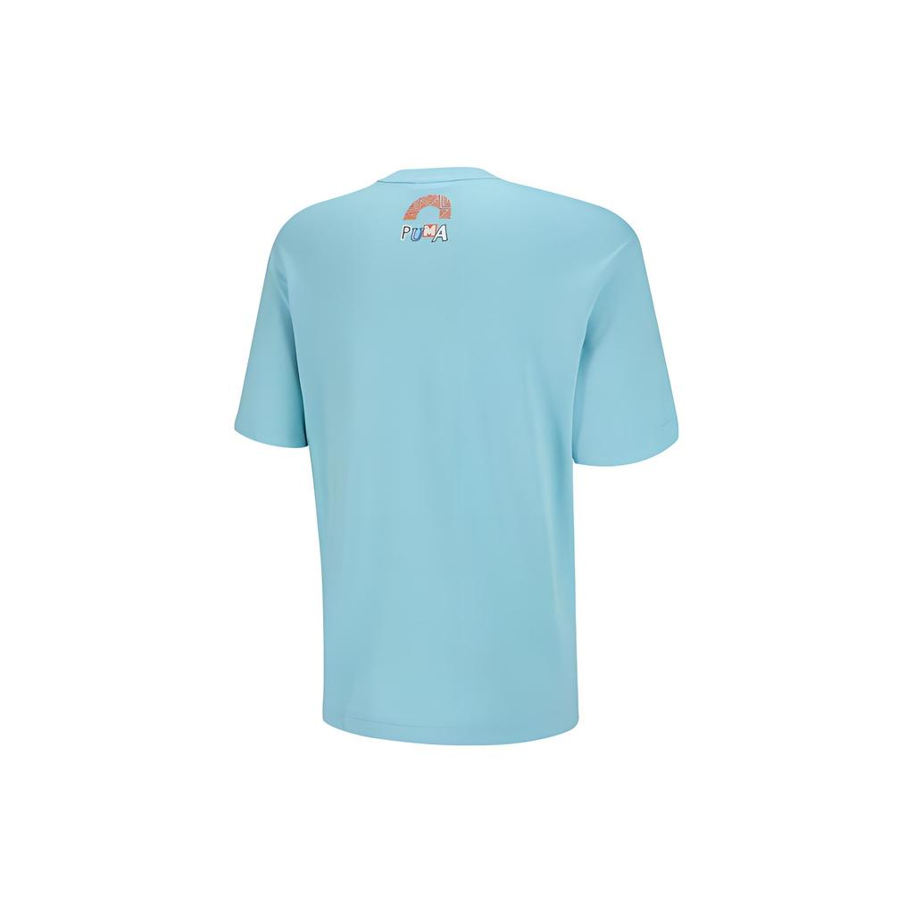 New PUMA SS23 DREAM PACK Series T-Shirts Unisex Light Blue 539983-91