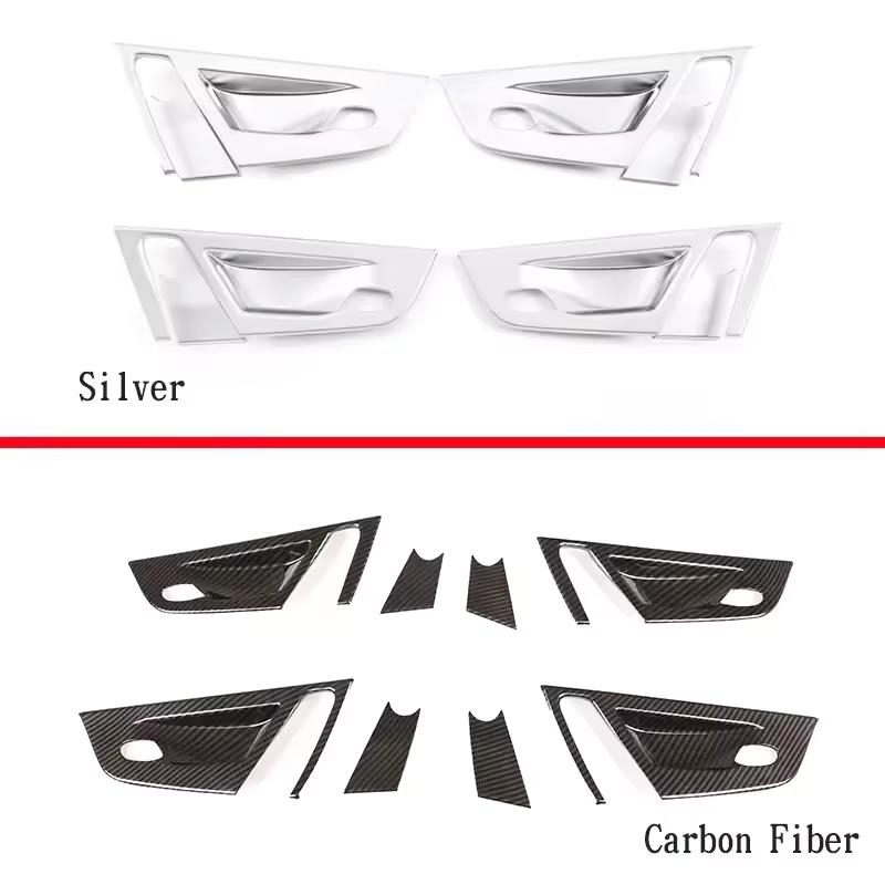 ABS Car Styling Interior Door Bowl Cover Trim Stickers Fit For BMW X3 E83 2006-2010 Auto Interior Accessories