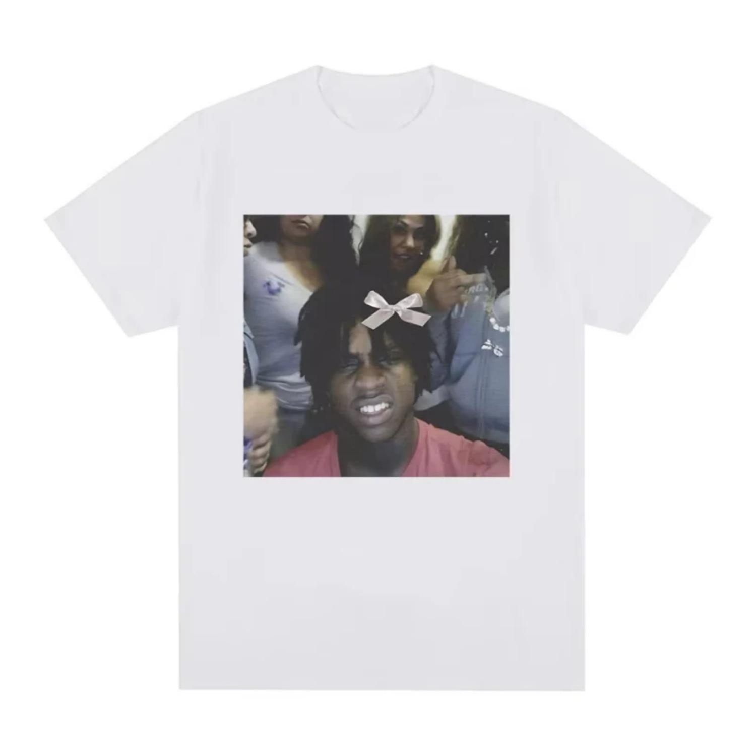 

Rapper Chief Keef Graphic T Shirts Men Women Casual Cotton Short Sleeve T-shirt Hip Hop Vintage Oversized T-shirts Streetwear XXXXXL чорний