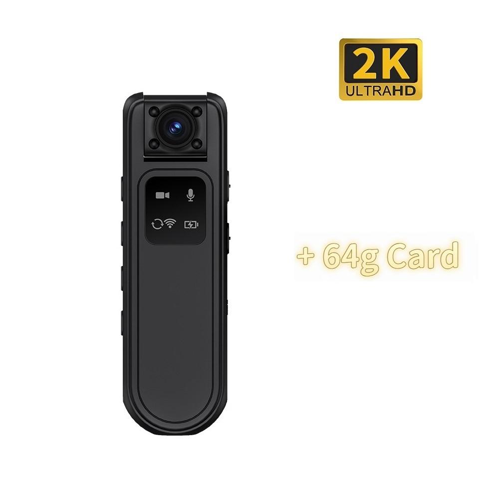 HD WiFi Camera, Night Vision Bodycam, Outdoor Sports Camera, Webcam, Rotatable Bicycle Video Recorder