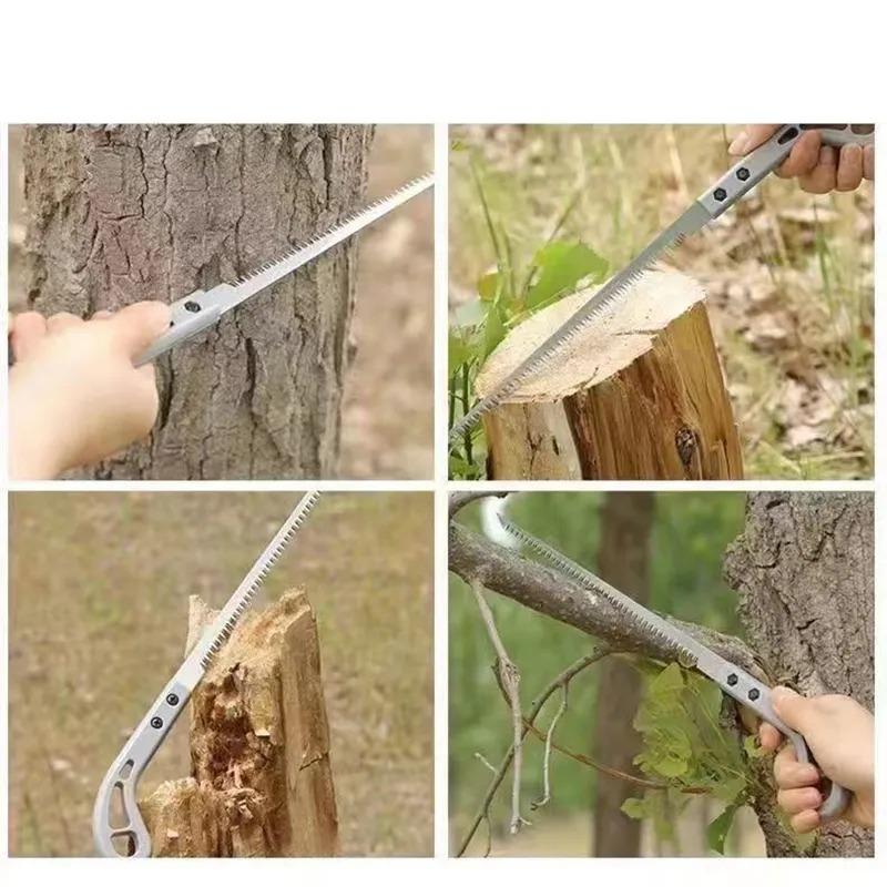 340mm Convenient For Wall Panel Bending Handsaw Garden Saw SK5 Steel Saw Tools W/ Wooden Handle Woodworking Saw