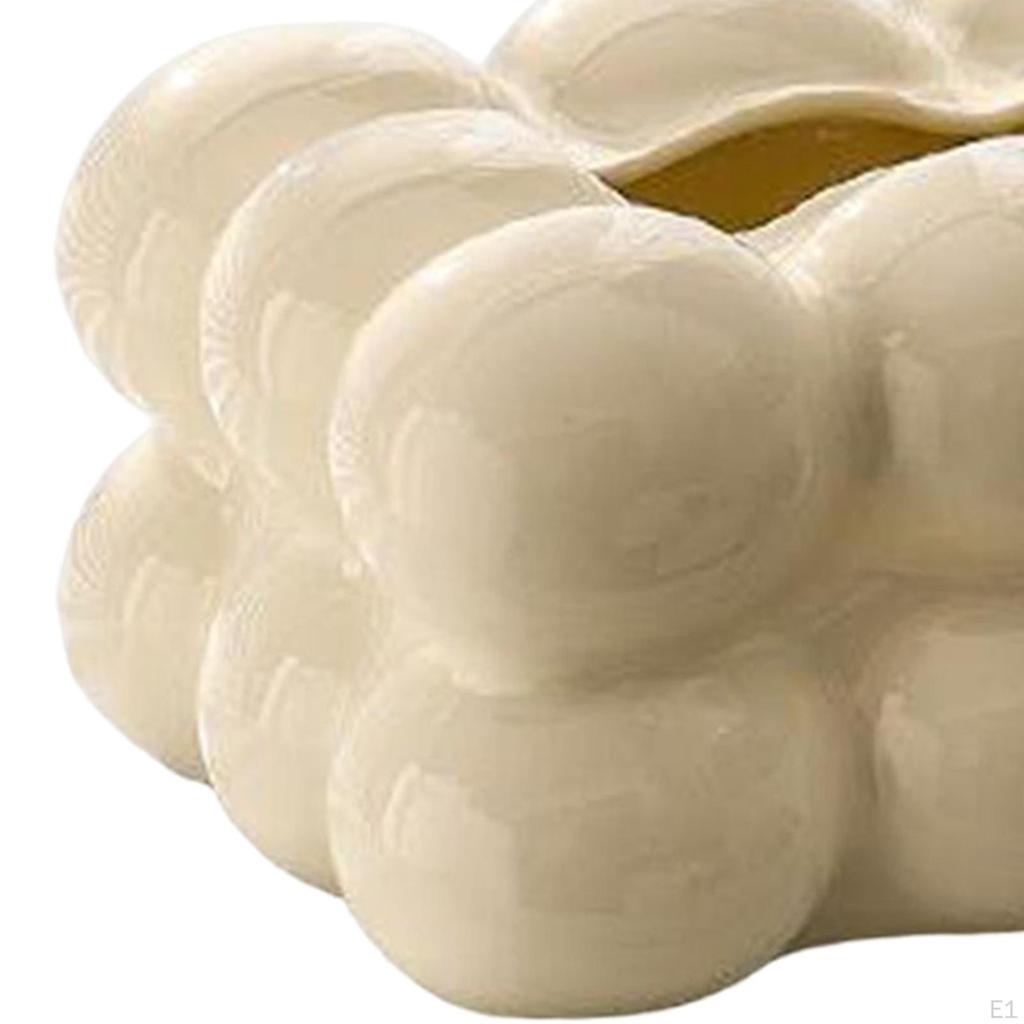 Ceramic Tissue Box Cover, Decorative Dispenser, Paper Storage Holder, Holder for Homes,