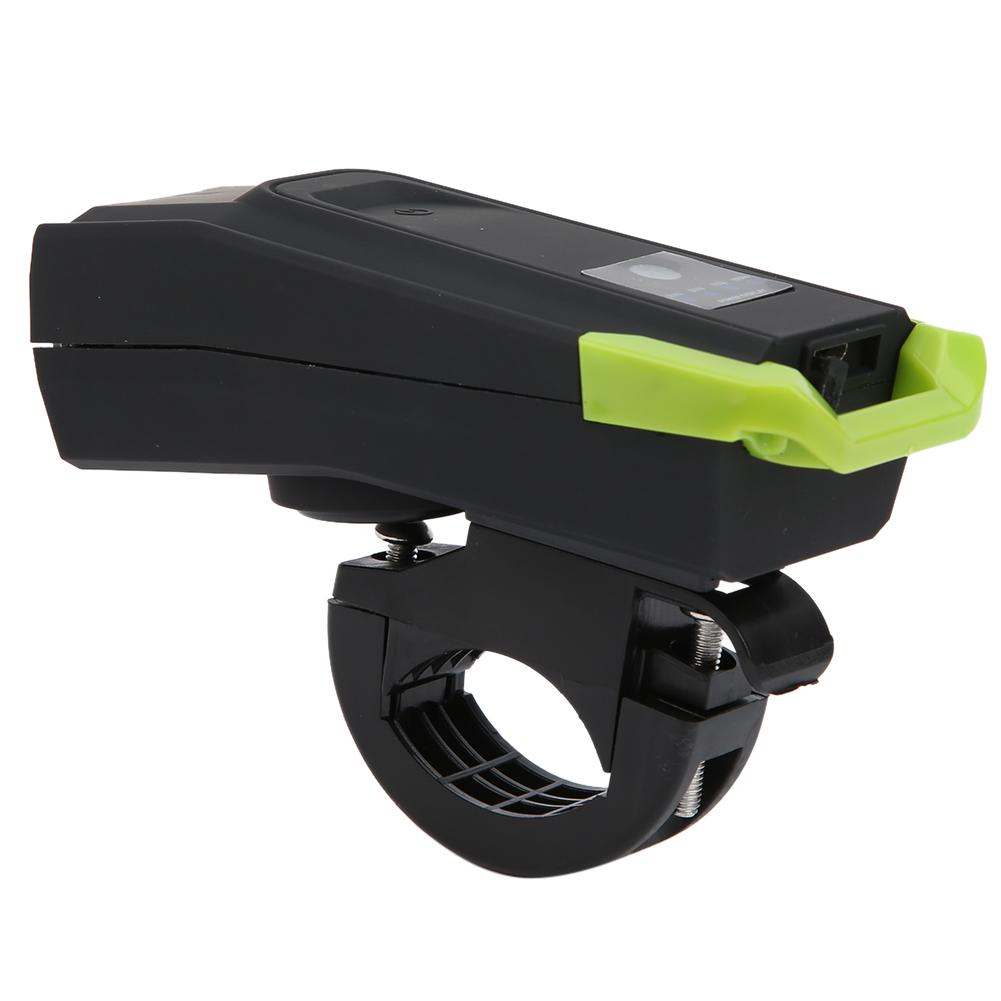 T6 Fahrradlampe Doppelperlen Scheinwerfer Mountainbike Aufladung Hupe Licht Fahrausrüstung