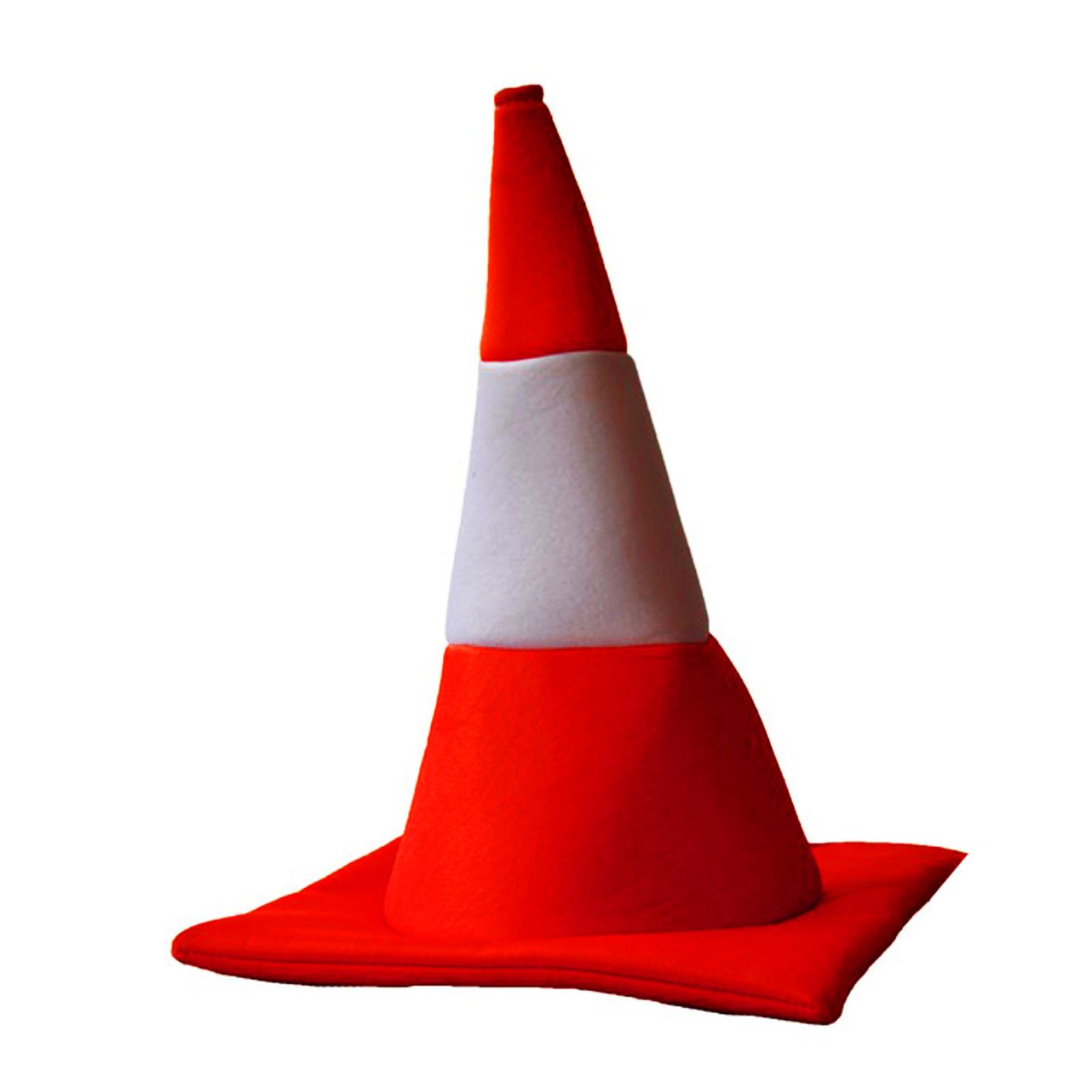

Birthday Party Traffic Cone Hat All Age Theme Party Stage Headgear Hat Photo Props Felt Headgear Hat for Party Gathering 1