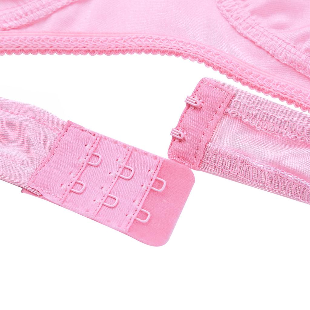 Reggiseno da uomo in pizzo floreale con spalline regolabili trasparenti da notte