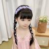 Sweet Design Fairy Braided Headband Tulle Flower Imitation Pearl Headband Floral Headband  Pageant