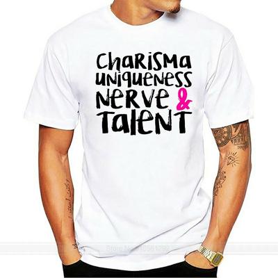 Charisma Uniqueness Nerve Talent T-Shirt Rupaul Drag Customized Shirt Tops Popular Pride T Shirt Men Comics