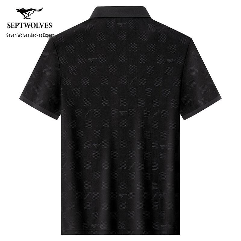 SEPTWOLVES Men's Cooling Anti-bacterial Polo T-shirt