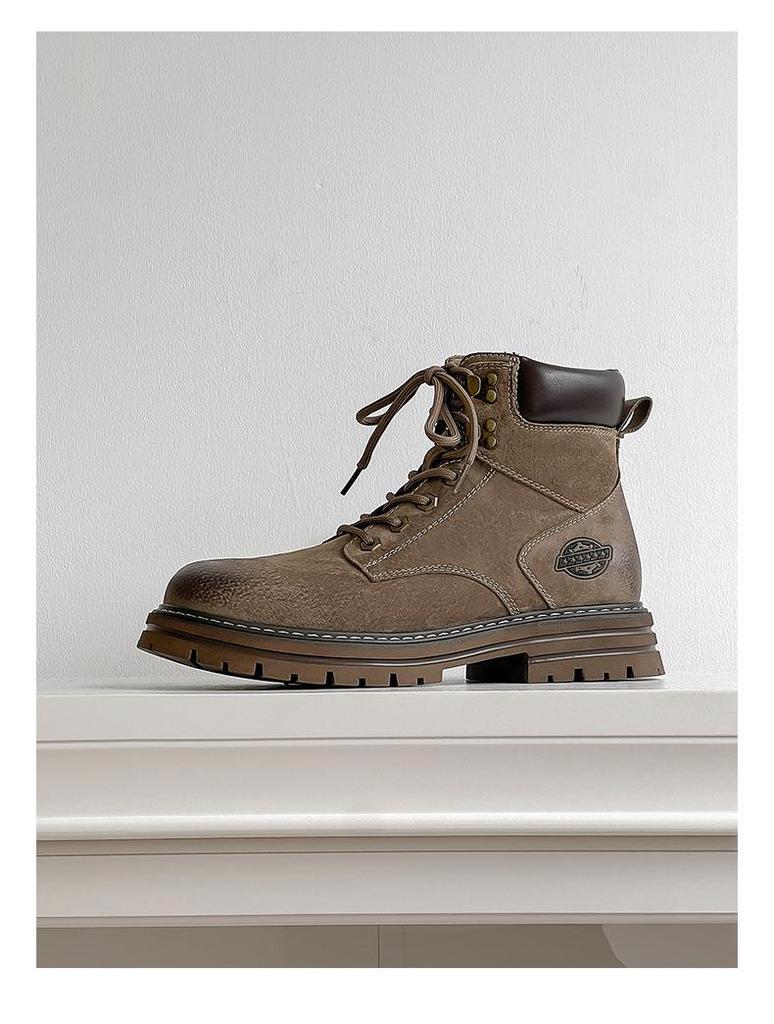 Pánské retro vysoké martensky - podzimní ležérní styl 2024