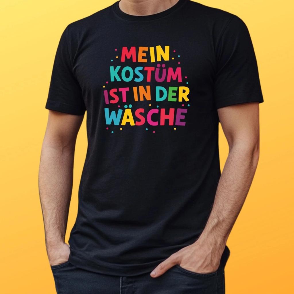 T-Shirt Herren Karneval Fasching Motiv Baumwolle Größe S bis 5XL
