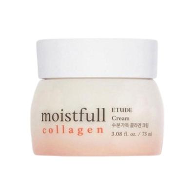 ETUDE Moistfull Collagen Cream 75ml – Super Collagen™ Water 653,800ppm, Lightweight Hydration Moisturizer, Clean Formula for Soft & Plump Skin