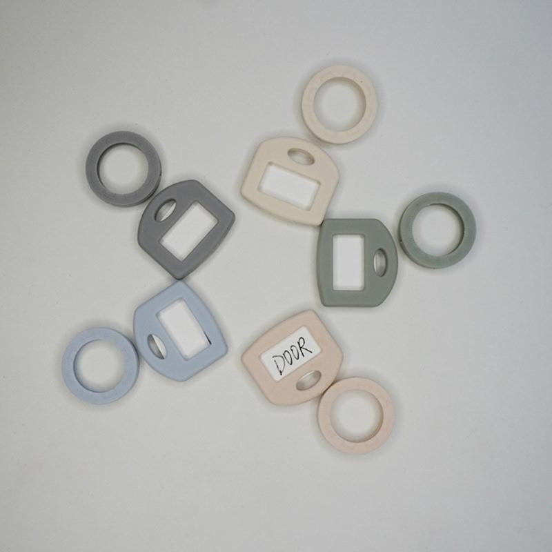 80 ST Färgglatt Silikonnyckelskydd Set Nyckelskydd Silikonnyckelhuvuden för Enkel Nyckelidentifiering och Organisation