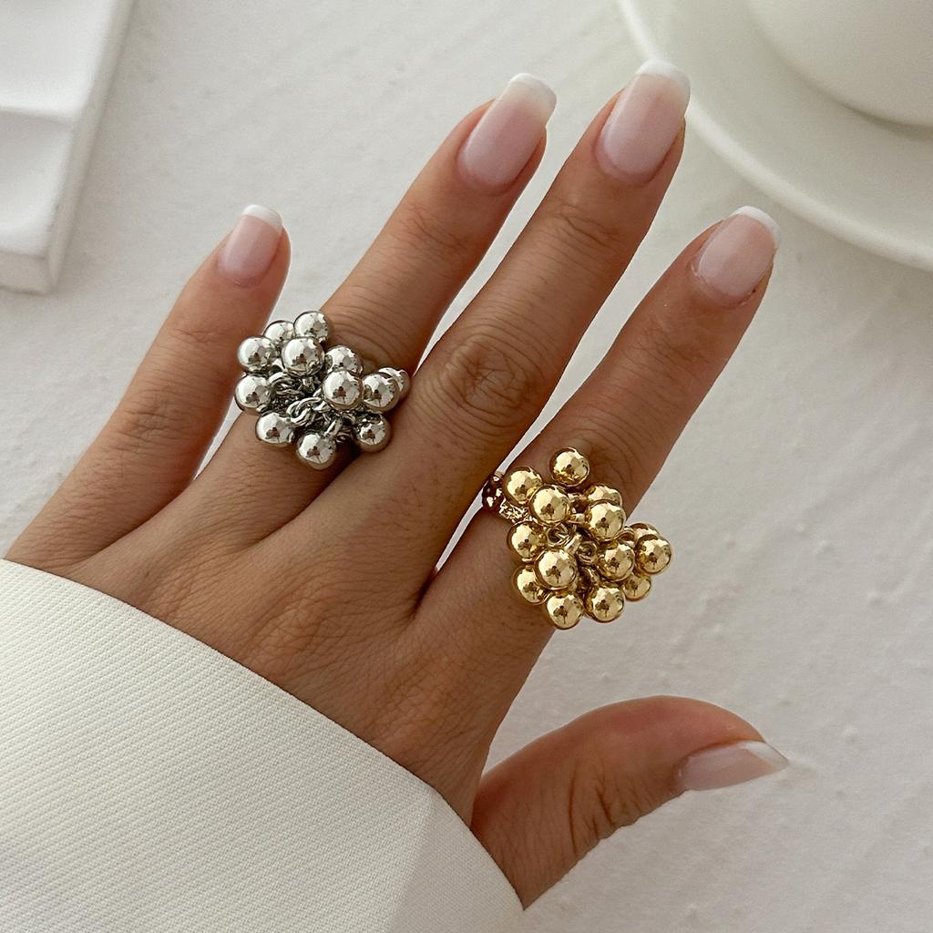 Irregular Hollow Winding Ring, Niche Design, Open Mouth Ring, Personalized And Versatile Bracelet