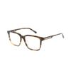 Temple Logo Square Optical Frame Women's Tortoise Shell