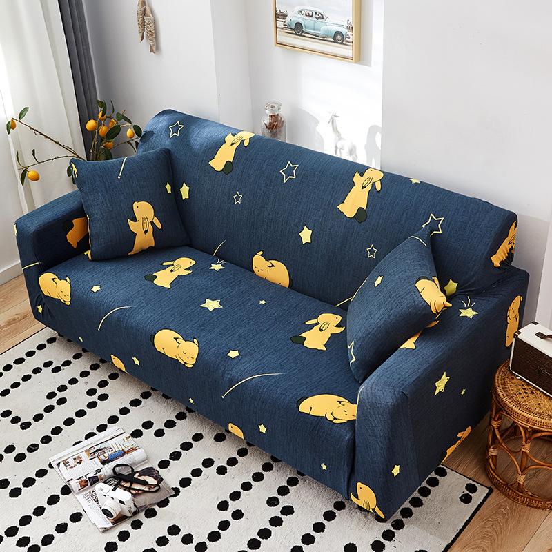 Эластичный универсальный чехол для дивана с принтом моющийся эластичный чехол для дивана пылезащитный чехол для дивана Single sofa cover 3318₽