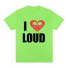 Chief Keef I Love Loud Same Style T Shirt Unisexs Fashion Hip Hop Short Sleeve Tshirt Casual Oversized Tshirts Streetwear Unisex
