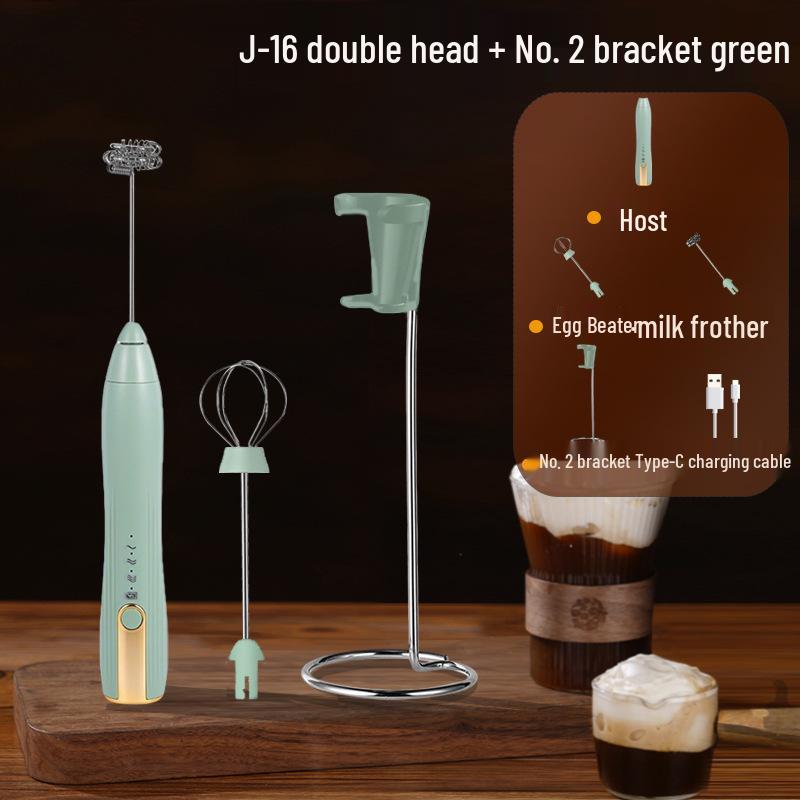 Portable Rechargeable Handheld Electric Milk Frother & Coffee Mixer