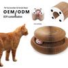 Placa Arranhador de Gato Acordeão Mágico com Sino - Brinquedo e Afiador de Garras para Gatos