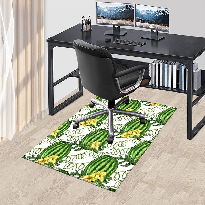 1PC Watermelon Pattern Non-Slip Floor carpet, suitable for Office, bedroomand playrooms. It can also be used as a sofa footrest cover-T22