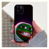 Sad Frog P-Pepe Funny Phone Case For iPhone 16,15,14,13,12,11,Pro,X,XS,Max,XR,Plus,Mini Soft Black Cover