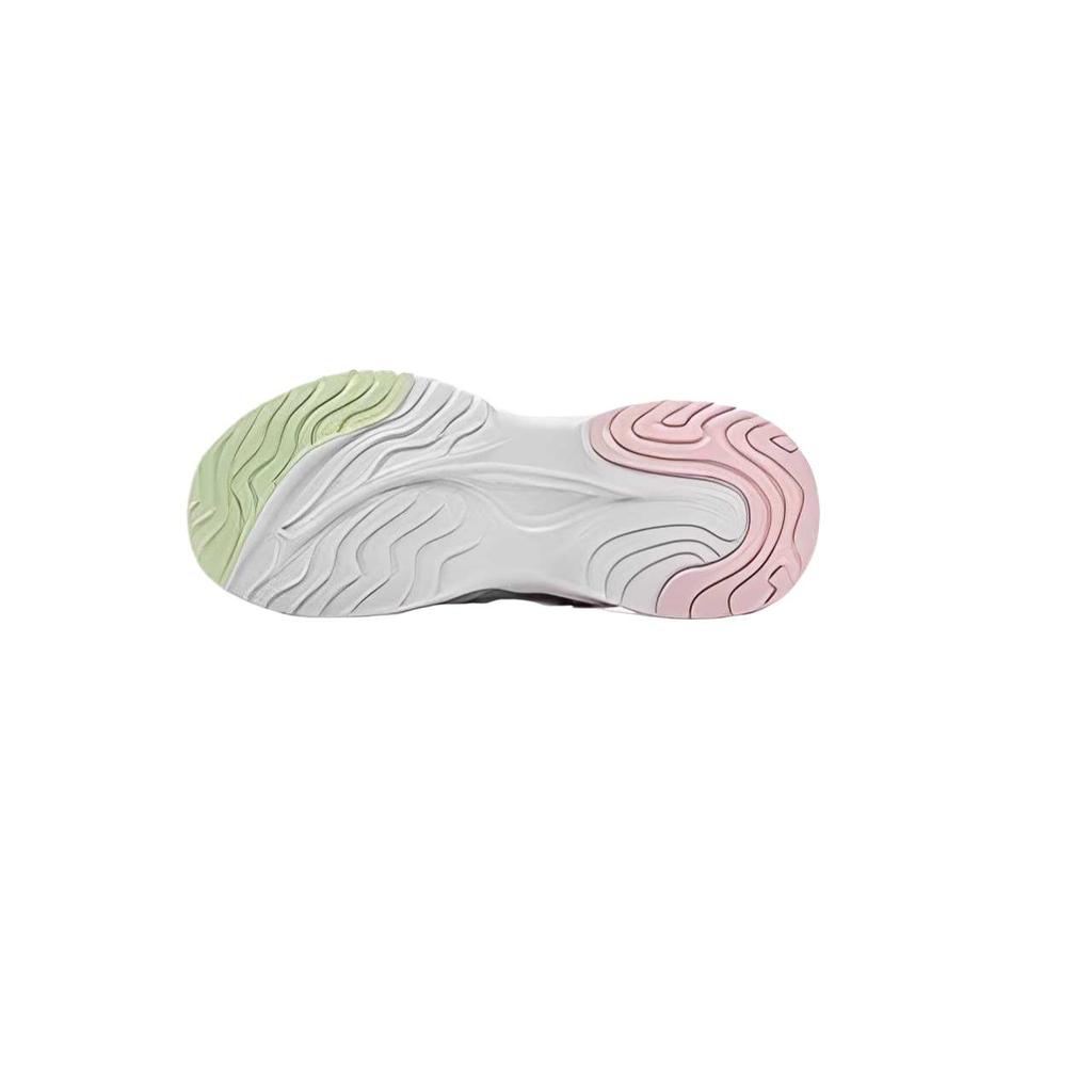 Li Ning Kids Sports Lifestyle Series Comfortable Soft Fashion Casual Shoes Kids Casual Shoes Standard-White Light-Pink Dynamic-Green YKCV136-2