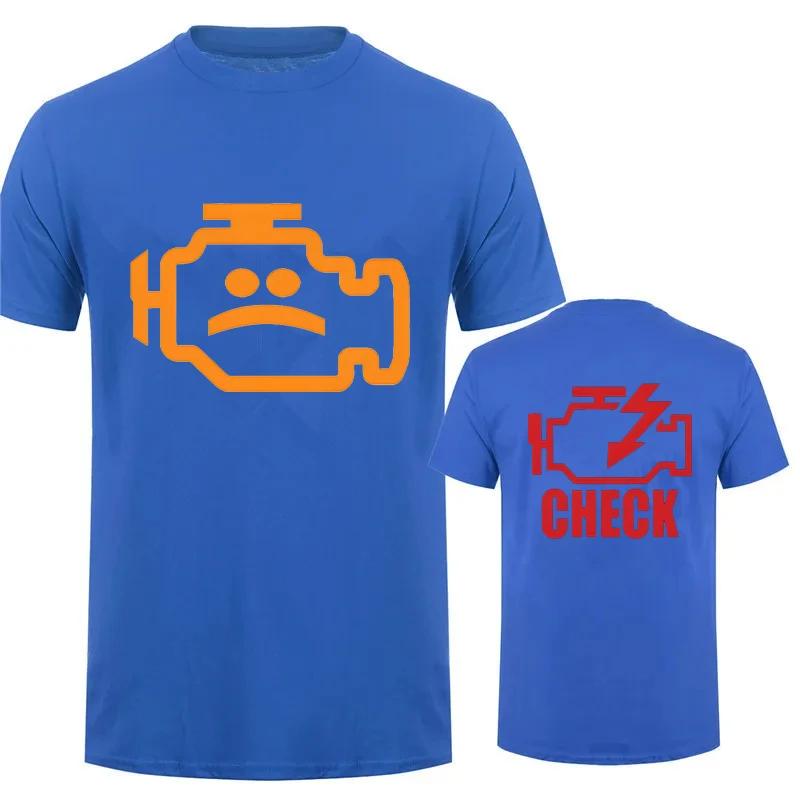 Mechanic Auto Repair Check Engine Light T-Shirt Funny Birthday Gift for Men Daddy Father Husband Short Sleeve Tee T Shirt Top