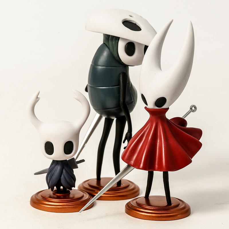 Hollow Knight Silksong Hornet Quirrel Game Figures Collectible Model Dolls Gifts 3pcs/set