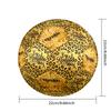 Ronaldo's Golden Marble Texture Soccer Ball Size 5 Football Machine Sewn Indoor/Outdoor Training and Matches Ideal for Soccer Enthusiasts