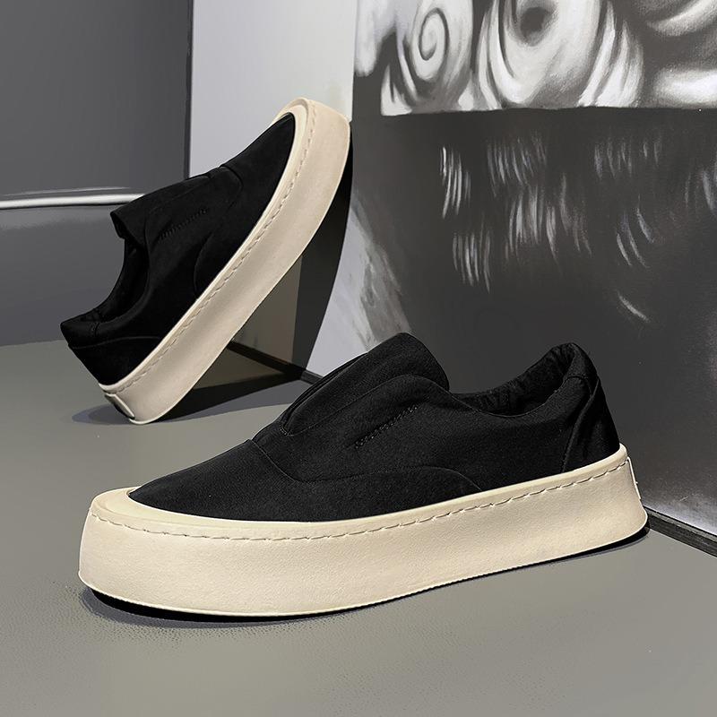 Men's shoes off single shoes spring and summer new non-slip thick-soled breathable light lazy one-pedal board shoes men's sports shoes