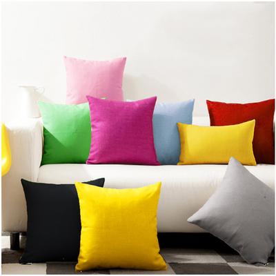 Einfarbig Kissenbezug Elastische Wurf Kissen Fall Für Sofa Auto Hause Dekorative Kissenbezug Kissen Abdeckung Dekoration