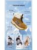 Jeep Kids' Thick-Soled Winter Boots - Boys' Cotton and Girls' Plush Snow Boots for 2025