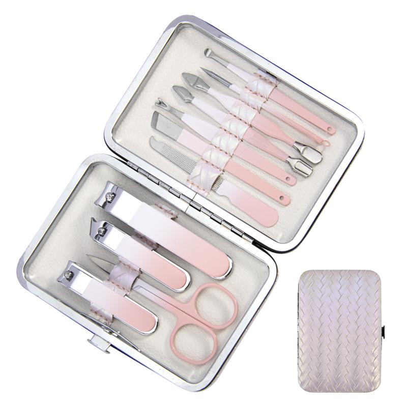 Finger Nail Clippers Pedicure Knives Exfoliation & Nail Art Tools 18-Piece Set-Carbon Steel Durable