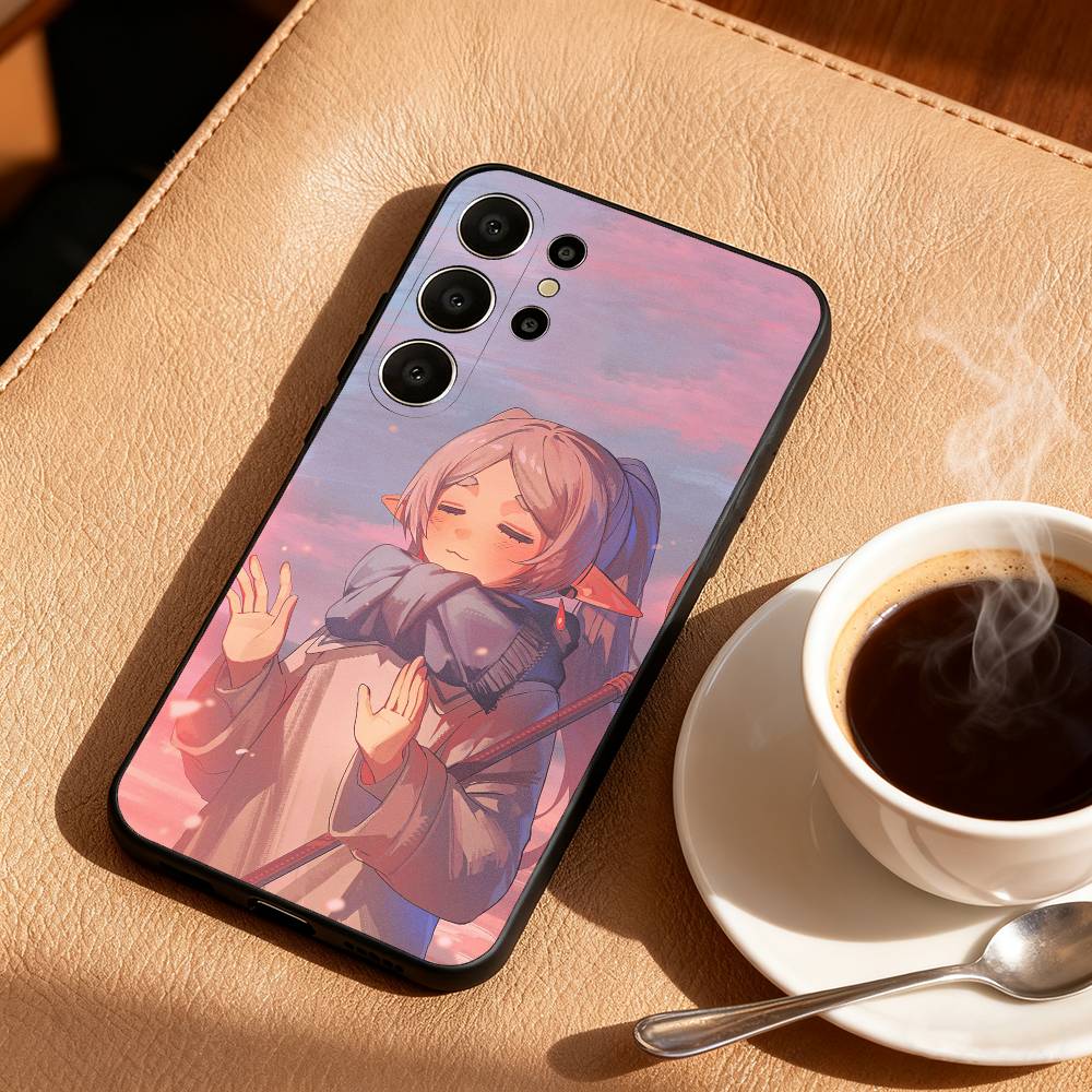 S-Sousou No F-Frieren Phone Case For Samsung S26,S25,S24,S21,S22,S23,S30,Ultra,S20,FE,Lite,10,9,Black Cover