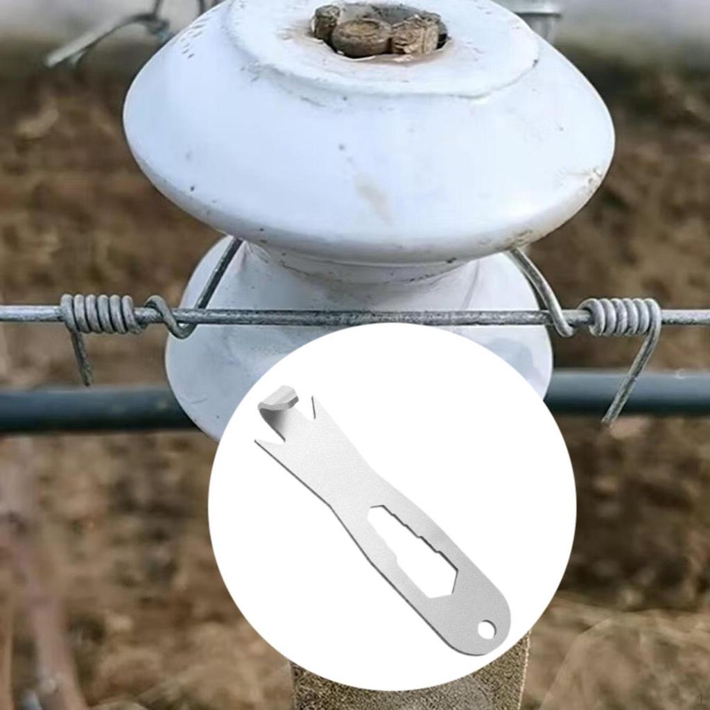 Barb Wire Twisting Device for T Post Clips And Fencing