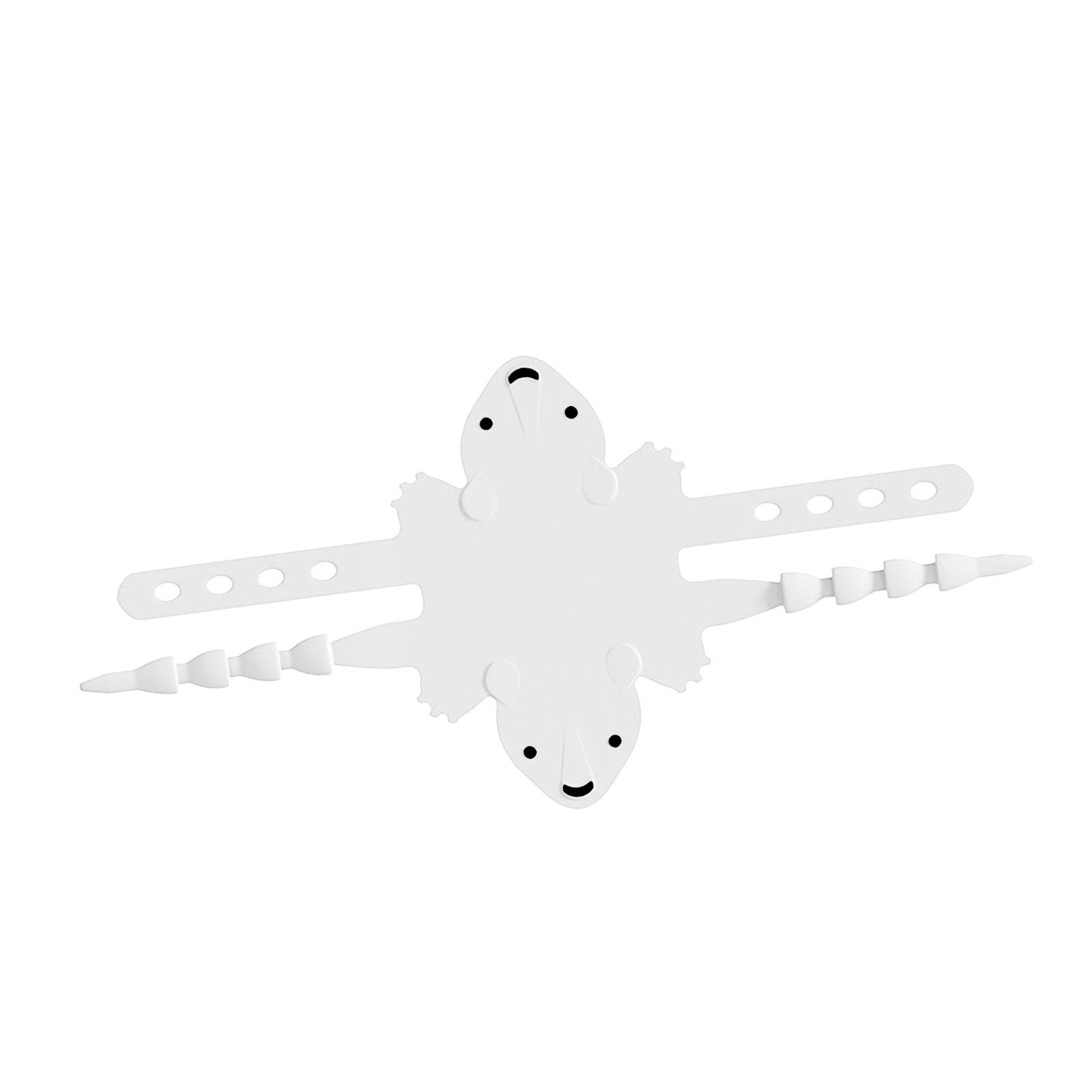 

Door Silencer Quiet Cushion Padded Latch Cover Noise Reducer for Nurseries Baby Rooms & Light Sleepers Noise Control белый