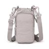 Unisex Crossbody Water Bottle & Phone Bag - Casual Outdoor Storage Bag with Front Pocket