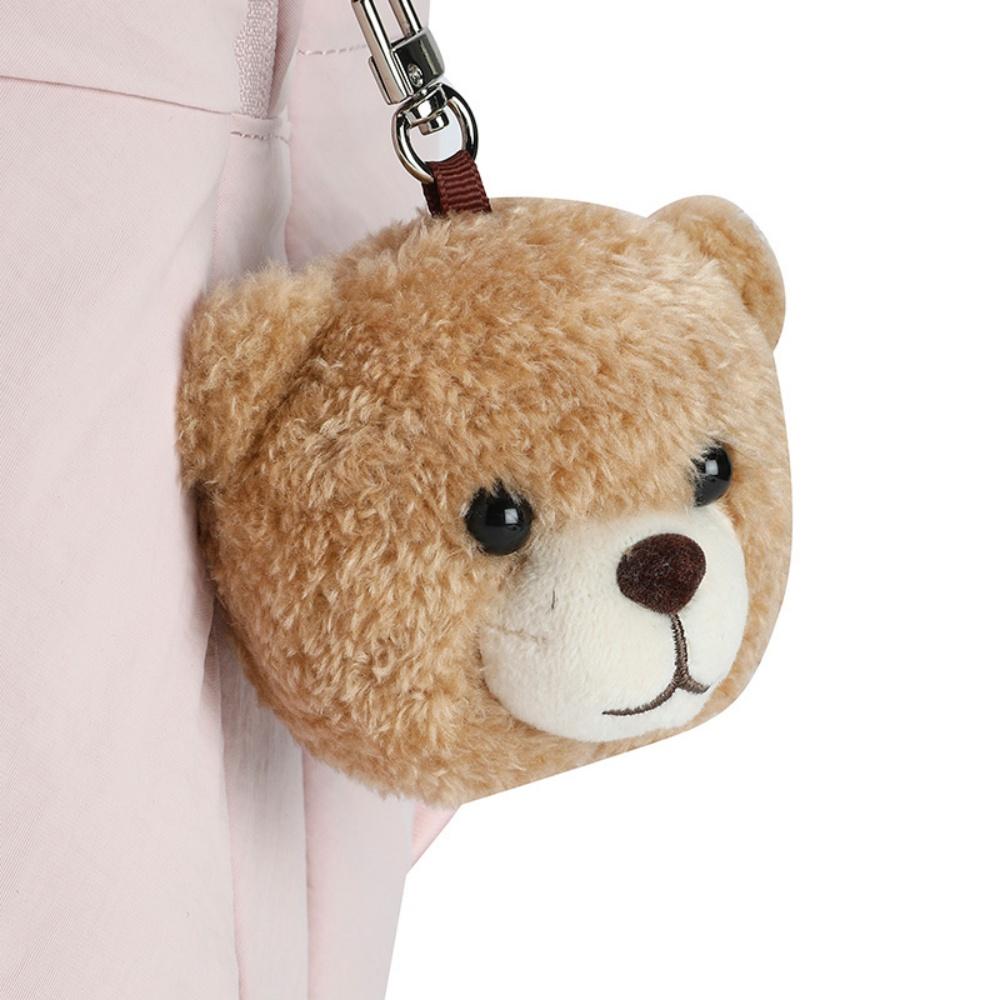 FILA Original Colorful Fashion Vintage Cute Bear Daily Simple Casual Travel Versatile Lightweight Waterproof Fabric Backpack F13U539131FPK