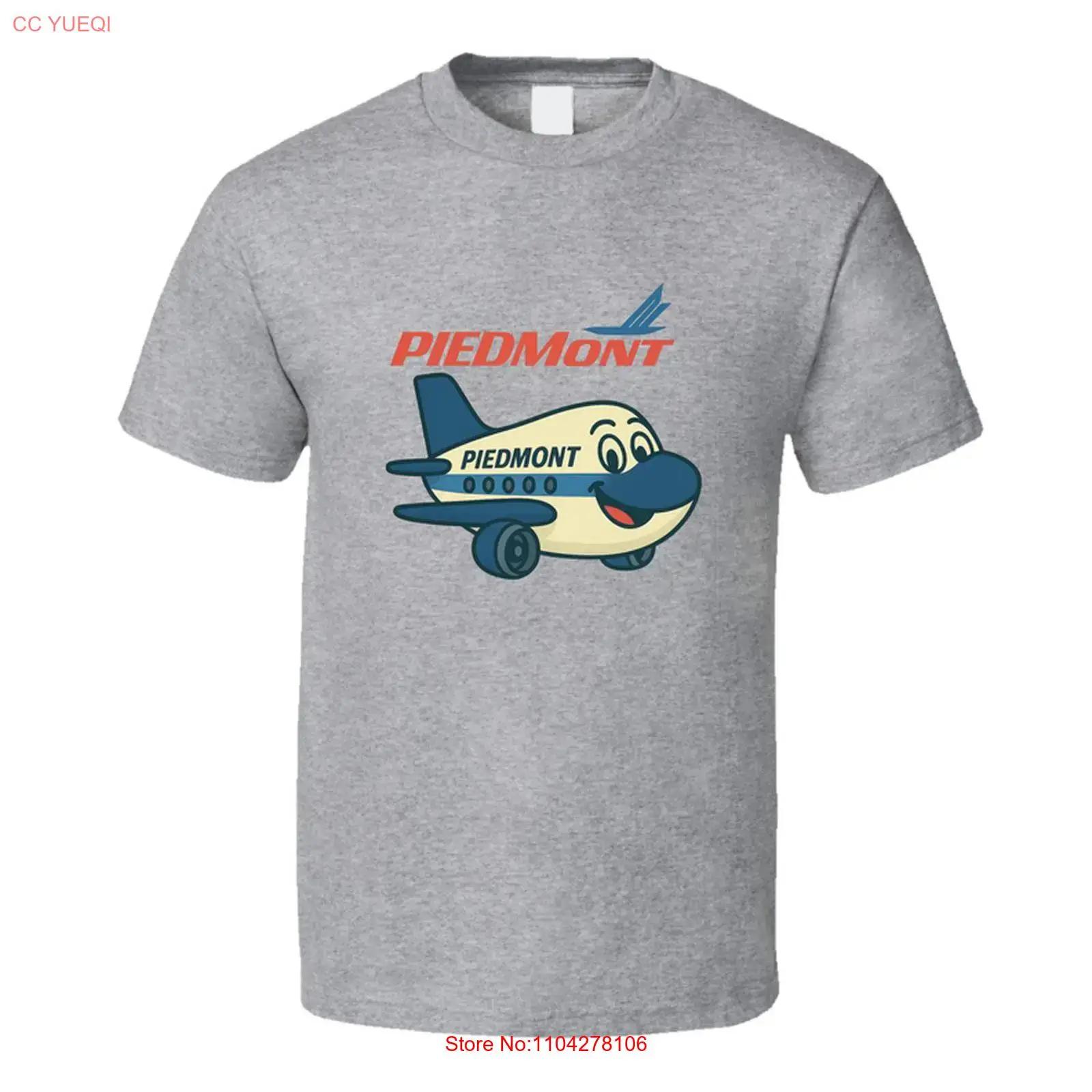 

Piedmont Airlines Cartoon Airplane Defunked Airline Retro Logo T Shirt vintage Washed Slightly graphic Breathable Comfortable 5XL різнокольоровий