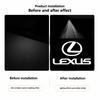 For Lexus LS LC RZ IS350 CT200h GX460 LX570 RX500h NX300 LM ES300 2Pcs Wireless LED Car Door Welcome Logo Projector Accessories
