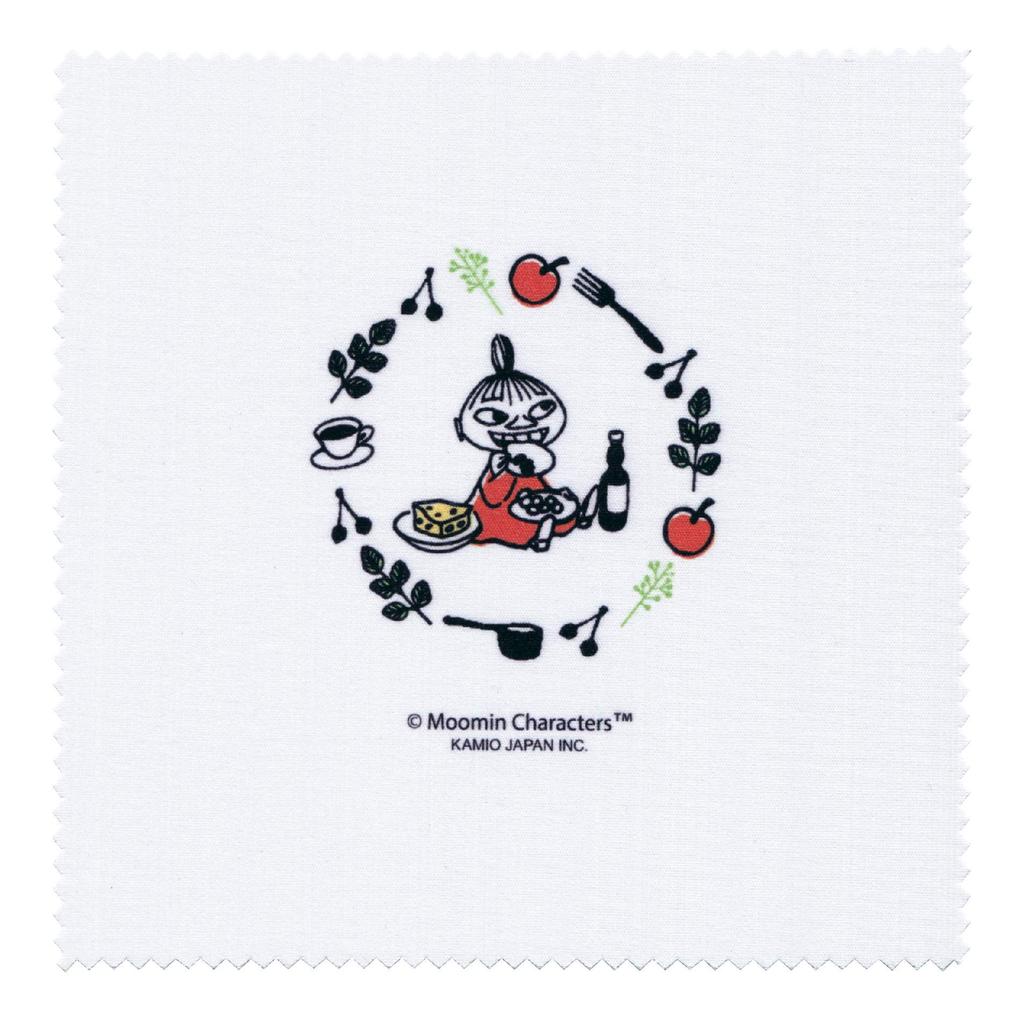 Kamio Japan Moomin Eyeglass Magnetic Synthetic with Case, White, Semi-Hard, Closure, Leather, Cloth, "Forest Kitchen"