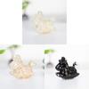 Resin Crystal Horses Desk Decor With Rotatable Animal Figurine For Gift Giving And Home Office
