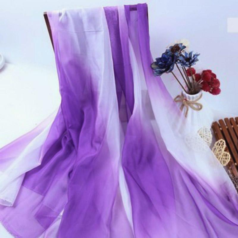 Tessuto chiffon sfumato ombre 1M, tessuto in organza tulle sottile 30D per costume cosplay fai da te, abito Hanfu in stile antico