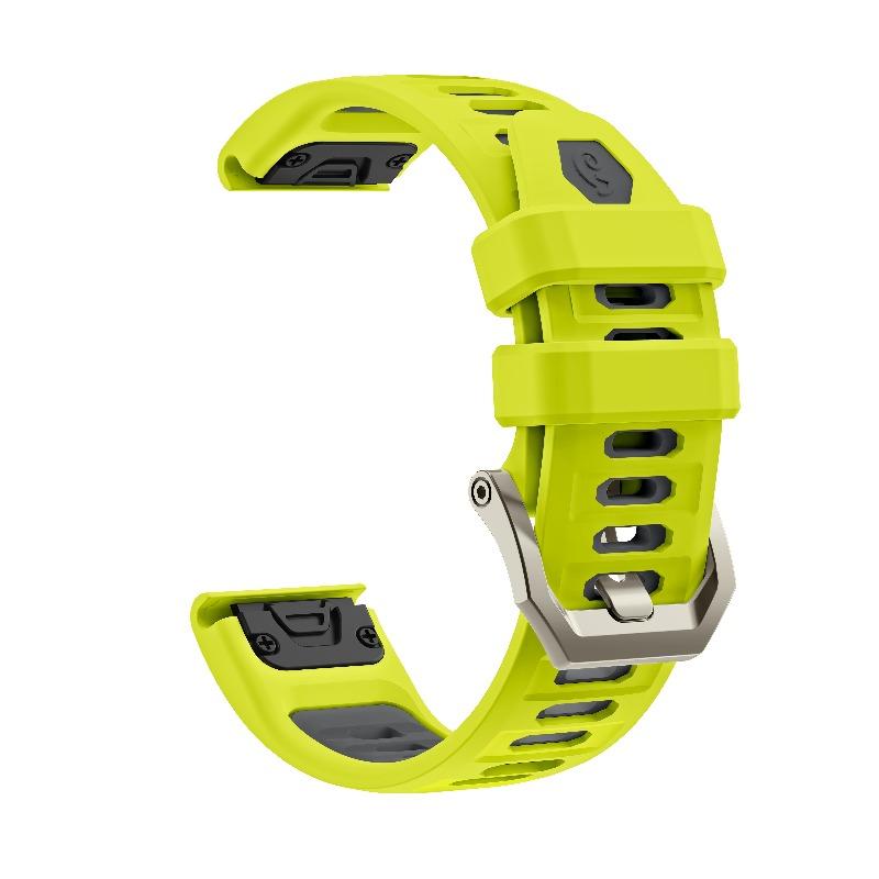 22mm 26mm QuickFit Silicone Replacement Band for Garmin Fenix 8 7 6 5 7X 8X 6X 5X Pro Solar Epix Descent Sport Watch Accessory