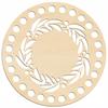 Plywood Bottom for Basket, 15cm Round. Round Bottom for Crochet Bag, ECO.